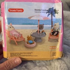 Beach Playset - Pink and Gray
